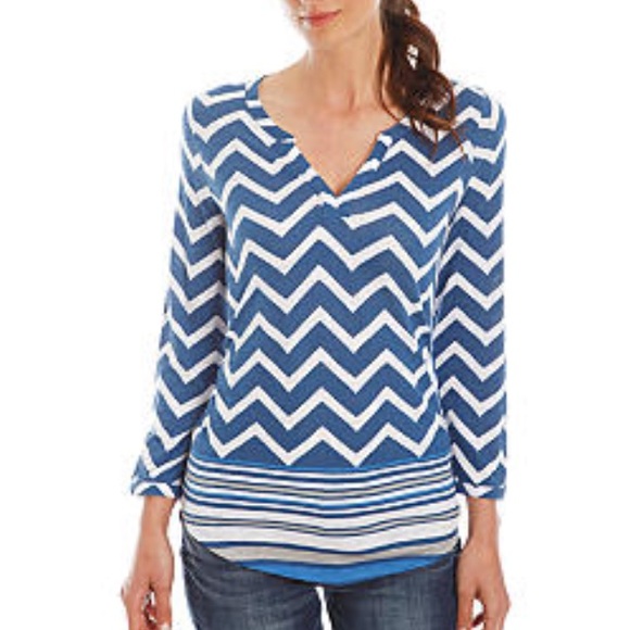 Lucky Brand Tops - Lucky Brand Chevron Top